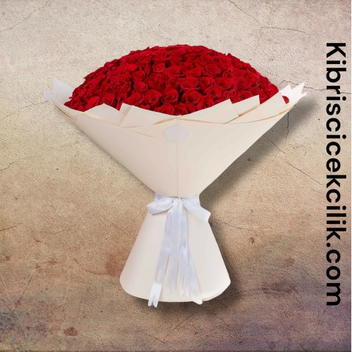 201 Kırmızı Gül Buketi