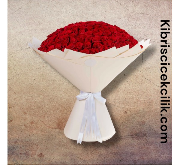 201 Kırmızı Gül Buketi 201 Kırmızı Gül Buketi