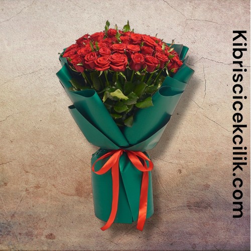 51 Kırmızı Gül Buketi