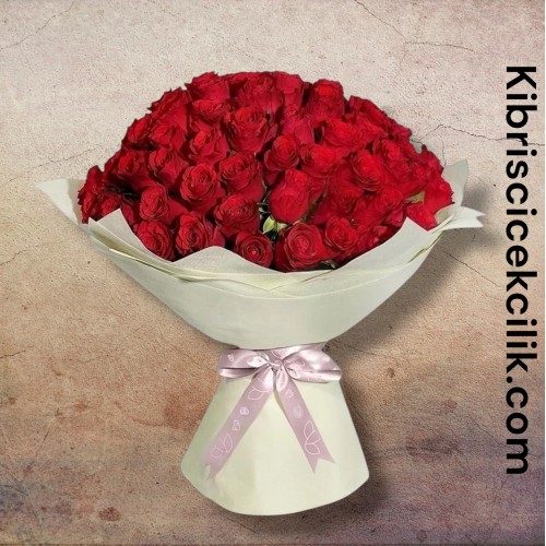 71 Kırmızı Gül Buketi