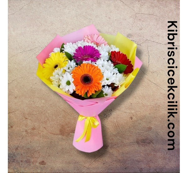 Papatya Krizantem Buketi Papatya Krizantem Buketi