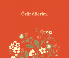 Özür Dilerim İçin Kart Notları