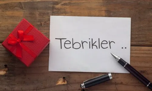 Tebrik Ederim İçin Kart Notları