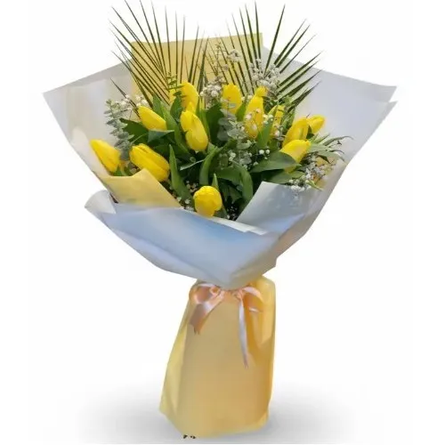 13 Sarı Lale Buketi