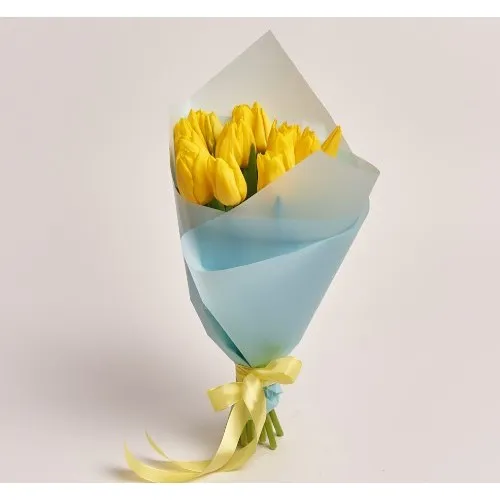 15 Sarı Lale Buketi