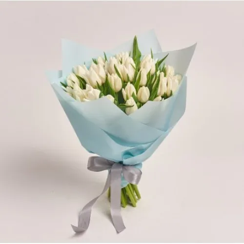 35 Beyaz Lale Buketi
